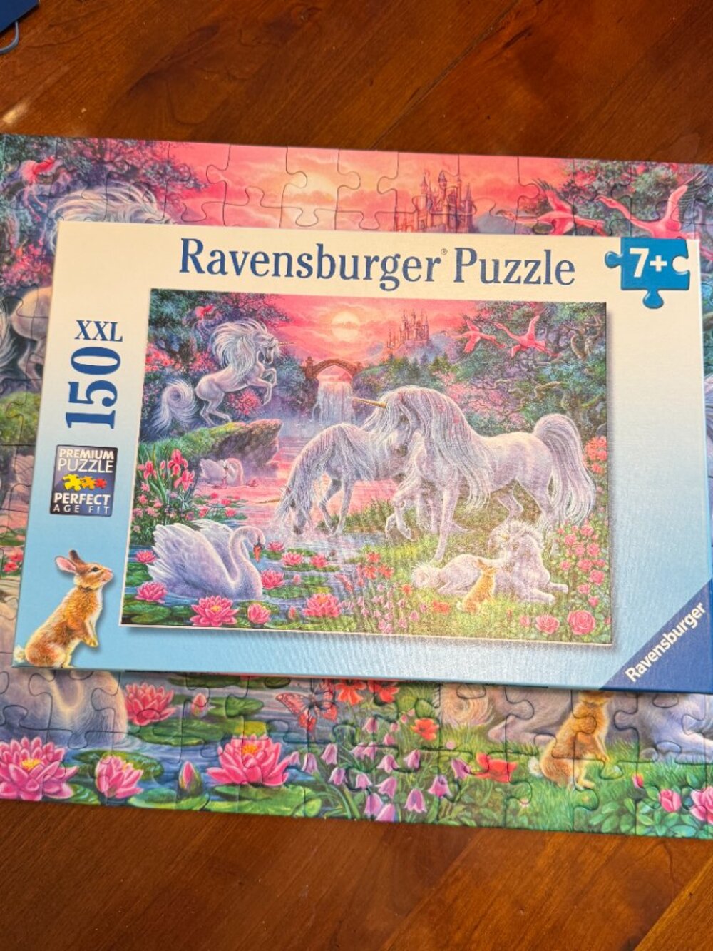 Ravensburger Unicorns in Sunset Glow - 150 Piece Jigsaw Puzzle for Kids | Age 7+